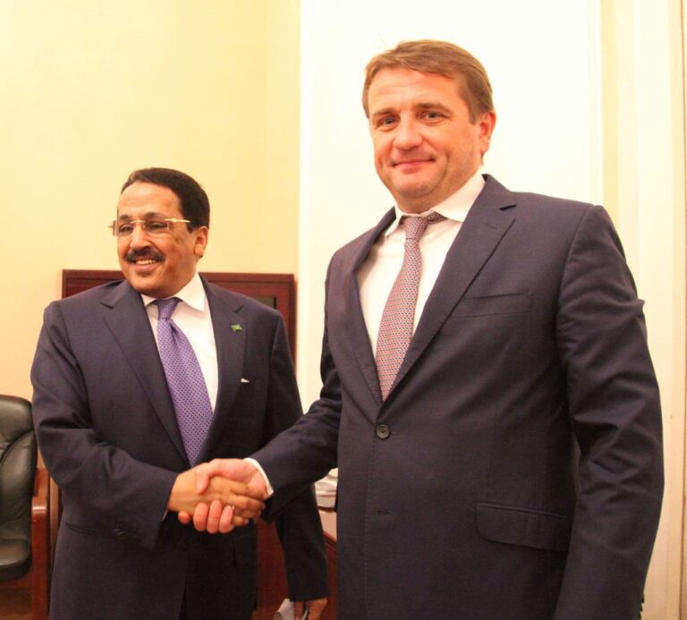 Глава Росрыболовства провел встречу с Чрезвычайным и Полномочным Послом Мавритании в России