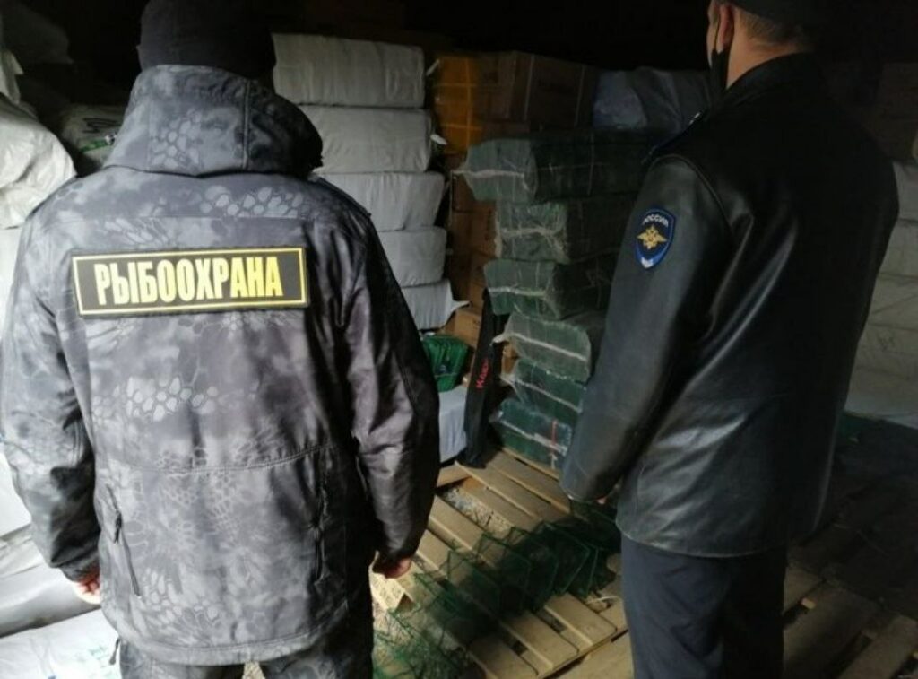 Сотрудниками Росрыболовства и МВД пресечена продажа одной из самых крупных партий незаконных орудий лова