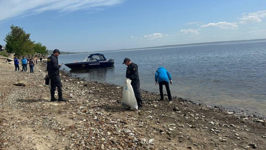 В Ульяновске более 100 человек очищали берег Волги 20 мая