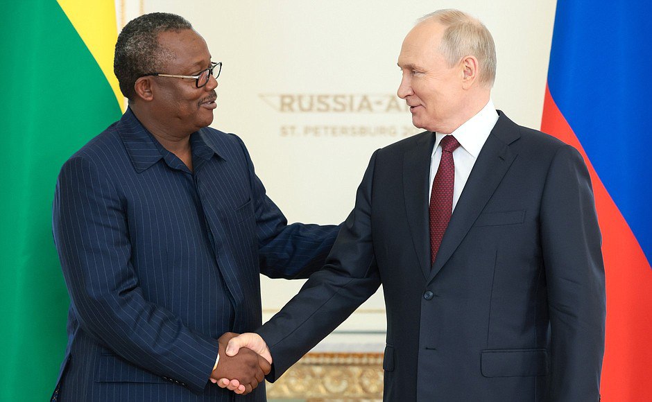 Владимир Путин отметил потенциал торгово-экономических отношений с Гвинеей-Бисау в сфере сельского хозяйства и рыбной отрасли