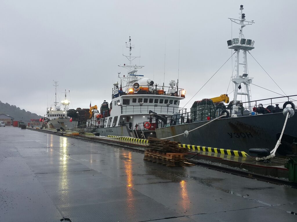 В рыбных портах Приморья — главном логистическом узле Дальнего Востока — планово идет ремонт причалов для обслуживания судов