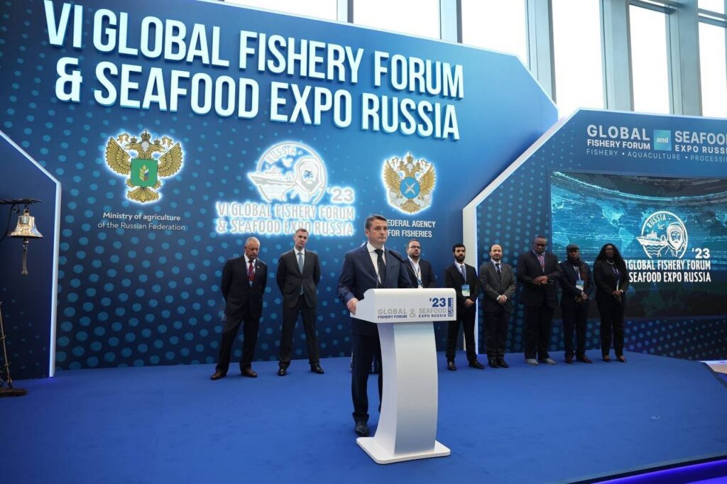 Руководитель Росрыболовства Илья Шестаков выступил на официальной церемонии открытия VI Международного рыбопромышленного форума и Выставки рыбной индустрии, морепродуктов и технологий