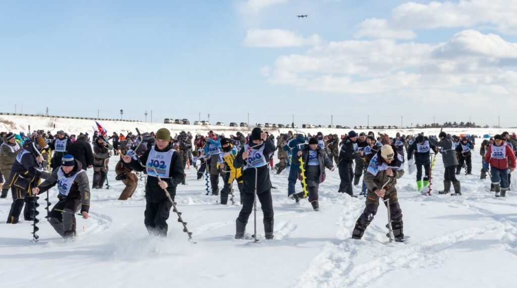 «Сахалинский лед» ждет: в феврале на реке Найба традиционно встретятся любители зимней рыбалки