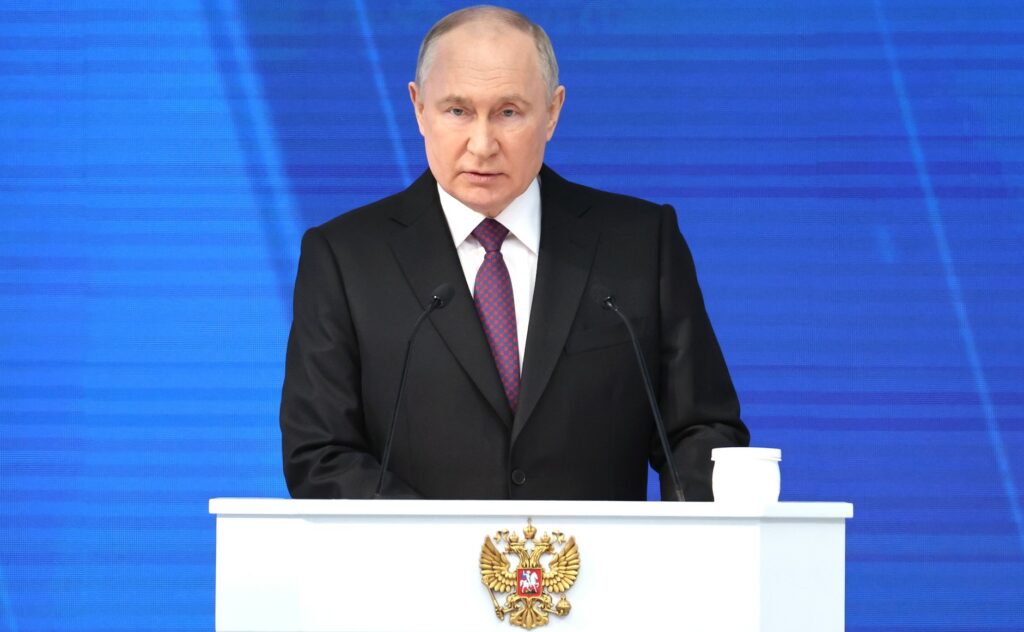 Президент России Владимир Путин отметил высокие результаты работы АПК, ежегодное Послание Федеральному Собранию, Москва, 29 февраля 2024 года: