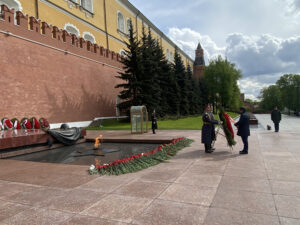 Возложение цветов к Могиле Неизвестного Солдата, Москва, 08.05.2024