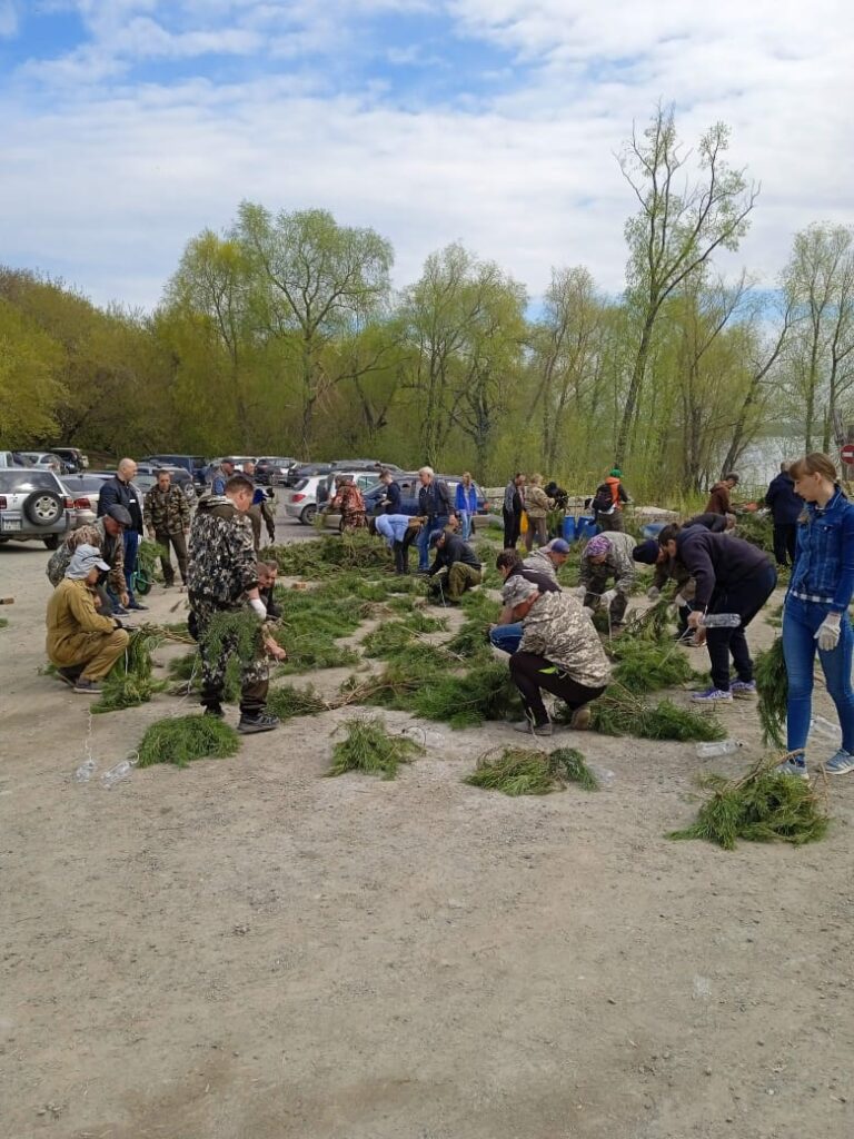 В Новосибирской области выставляются искусственные нерестилища