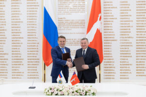 Руководитель Росрыболовства Илья Шестаков и губернатор Волгоградской области Андрей Бочаров обсудили развитие аквакультуры в регионе
