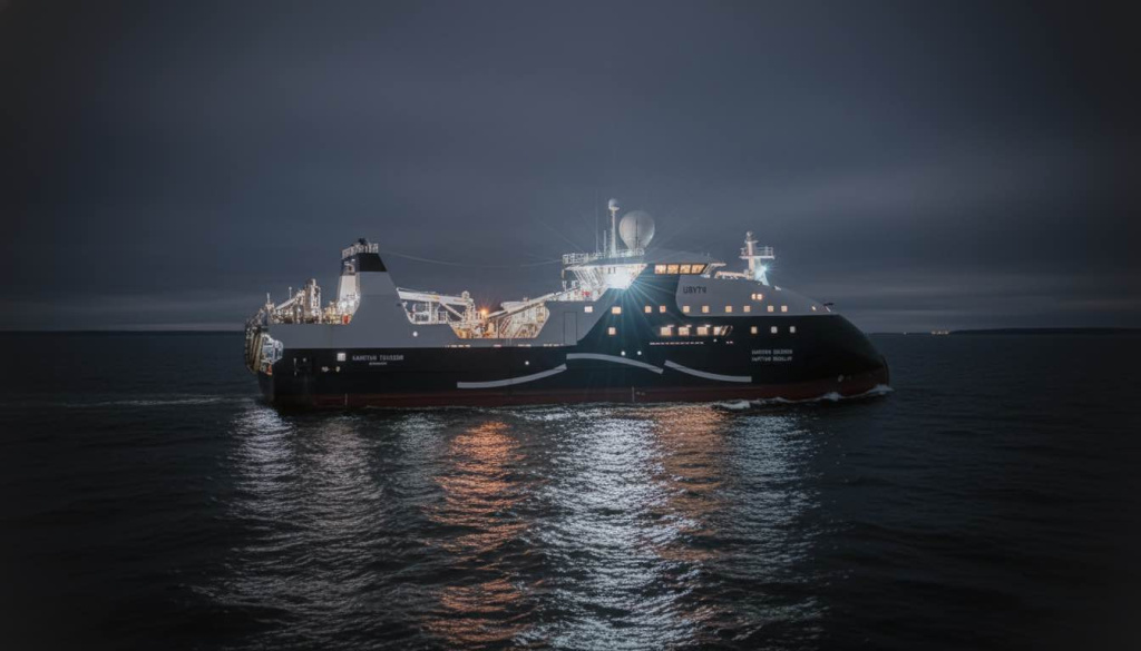 ОСК вывела на ходовые испытания первый серийный морозильный траулер-процессор «Капитан Геллер»