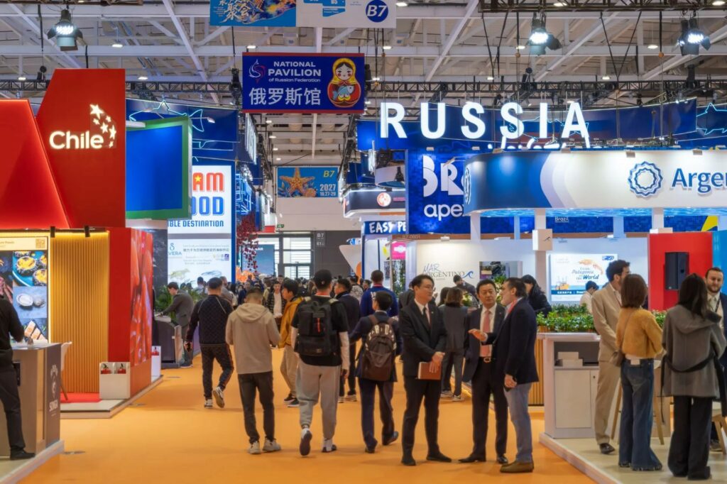 Россия представила рекордную экспозицию на крупнейшей рыбопромышленной выставке Азии