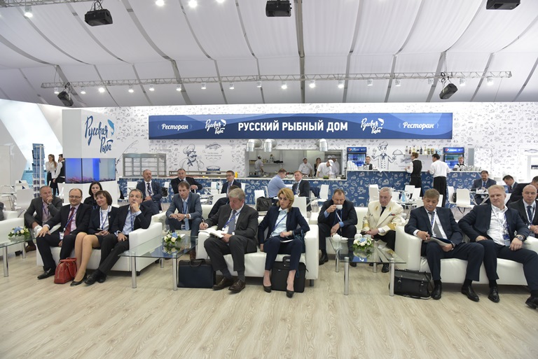 На XX Петербургском Международном экономическом форуме начал работу отраслевой павильон «Русский рыбный дом»