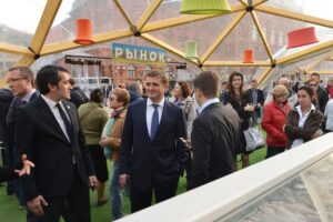 Илья Шестаков открыл «Рыбную неделю» в рамках гастрономического фестиваля “Золотая осень” (Москва, 3 октября 2016 г.)