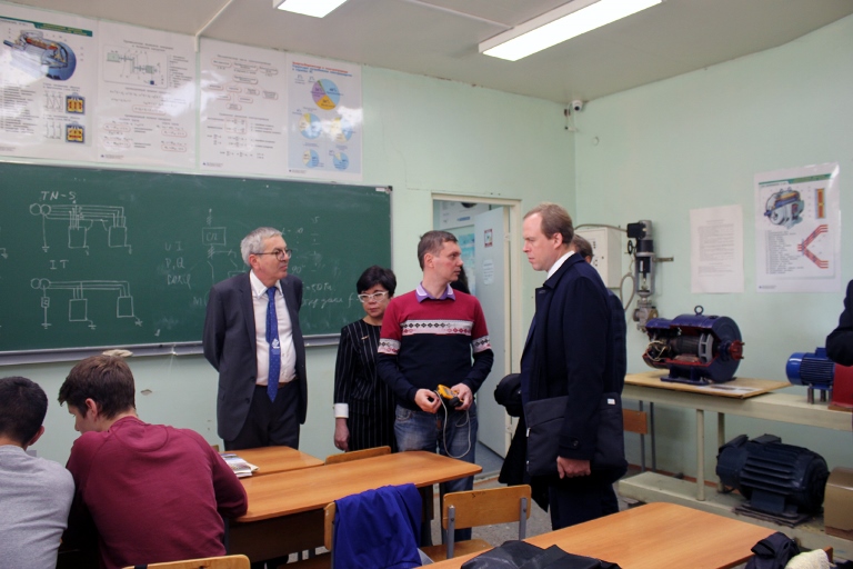 Василий Соколов посетил Астраханский государственный технический университет