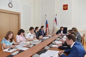 Илья Шестаков провел в Минсельхозе России заседание Рабочей группы по нормативно-правовому регулированию в сфере рыбного хозяйства и аквакультуры (Москва, 9 августа 2017 г.)