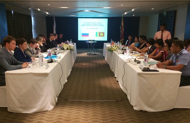 Второе заседание межправительственной российско-ланкийской комиссии по торгово-экономическому и научно-техническому сотрудничеству (Коломбо, Шри-Ланка, 24-26 октября 2017 г.)
