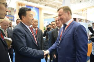 Встречи Петра Савчука с представителями минсельхоза КНР в рамках деловой программы China Fisheries and Seafood Expo (КНР, Циндао, 1 ноября 2017 г.)