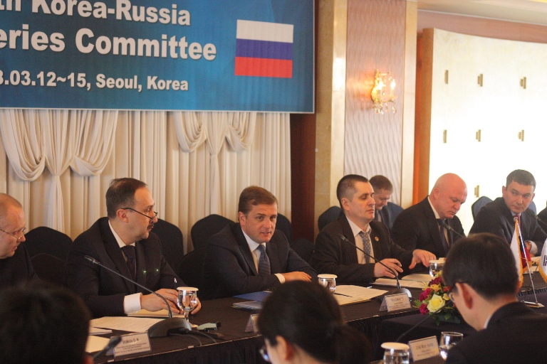 В Сеуле начала работу 27-я сессия Российско-Корейской комиссии по рыбному хозяйству (Республика Корея, Сеул, 12-15 марта 2018 г.)
