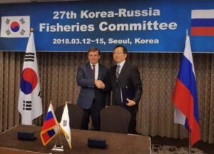 Россия и Республика Корея разработают план совместных инвестиционных проектов в области аквакультуры до 2020 года