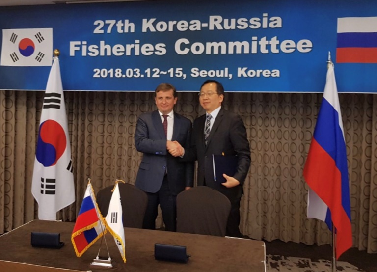 Россия и Республика Корея разработают план совместных инвестиционных проектов в области аквакультуры до 2020 года