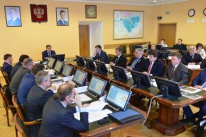Под председательством Ильи Шестакова в Росрыболовстве прошел Совет директоров отраслевых НИИ (Москва, 20 марта 2018 г.)