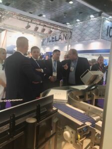 Илья Шестаков осмотрел экспозиции производителей оборудования на выставке Seafood Expo Global / Seafood Processing Global (Бельгия, Брюссель, 24-25 апреля 2018 г.)