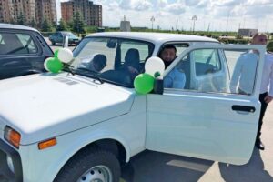 Автопарк Западно-Каспийского теруправления пополнился новыми внедорожниками (Республика Ингушетия, 10 июня 2018 г.)