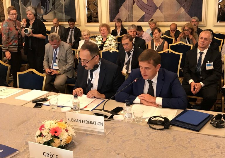 Илья Шестаков возглавил российскую делегацию на Конференции высокого уровня по рыболовству и аквакультуре в Черном море (София, Болгария, 6-7 июня 2018 г.)