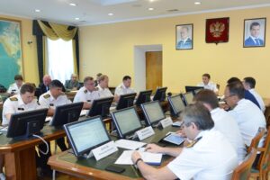 Илья Шестаков провел в Росрыболовстве очередное оперативное совещание (Москва, 8 августа 2018 г.)