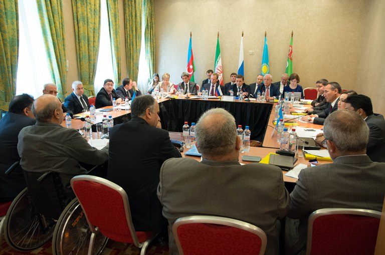 Открытие 35-го заседания Комиссии по водным биоресурсам Каспийского моря (Санкт-Петербург, 26 мая 2015 г.)