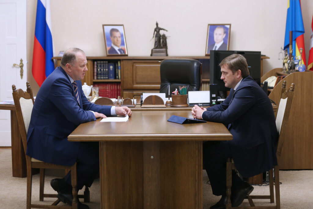 Илья Шестаков провел рабочую встречу с губернатором Калининградской области Николаем Цукановым