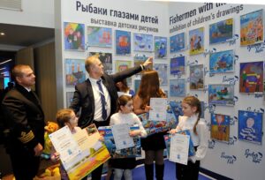 В Мурманске состоялся конкурс детского рисунка «Рыбаки глазами детей»