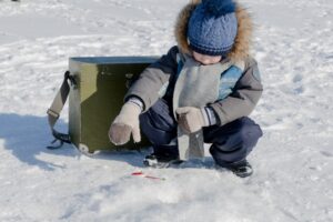 В День защитника Отечества на Тамбовском море провели детский рыболовный фестиваль, под контролем должностных лиц территориального отдела по Тамбовской области