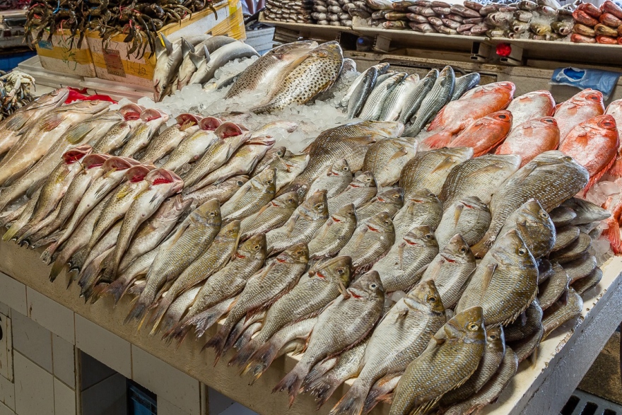 На рыбном рынке в Дании