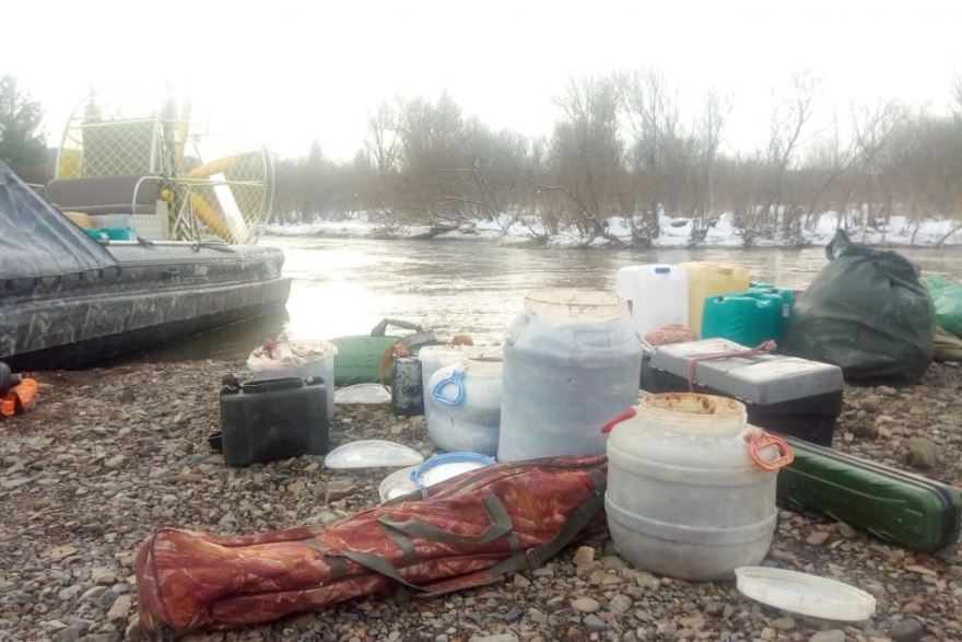 В Хакасии задержали рыбаков с уловом более 120 кг