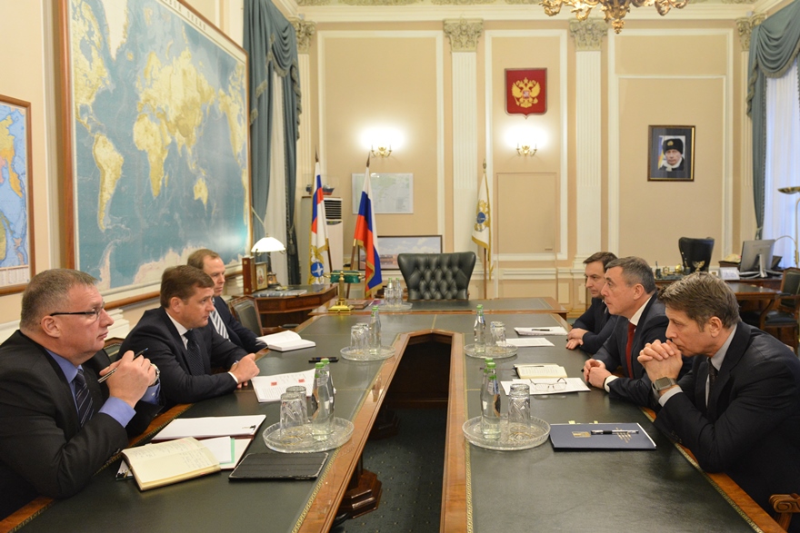 Глава Росрыболовства провел встречу с врио губернатора Сахалинской области