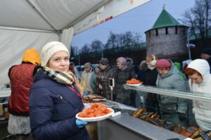 Рыбный фестиваль открылся у стен Нижегородского кремля ко Дню народного единства