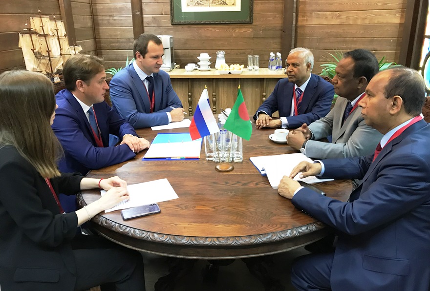ПМЭФ-2019: Россия и Бангладеш продолжат развитие торгово-экономического сотрудничества