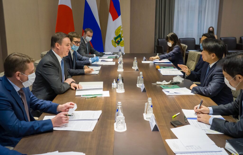 Илья Шестаков принял участие в рабочей встрече с Чрезвычайным и Полномочным Послом Японии в России