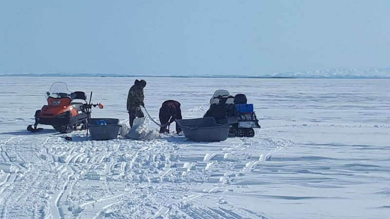 Свыше 1 км сетей снято сотрудниками рыбоохраны на озере Нерпичьем в Усть-Камчатском районе